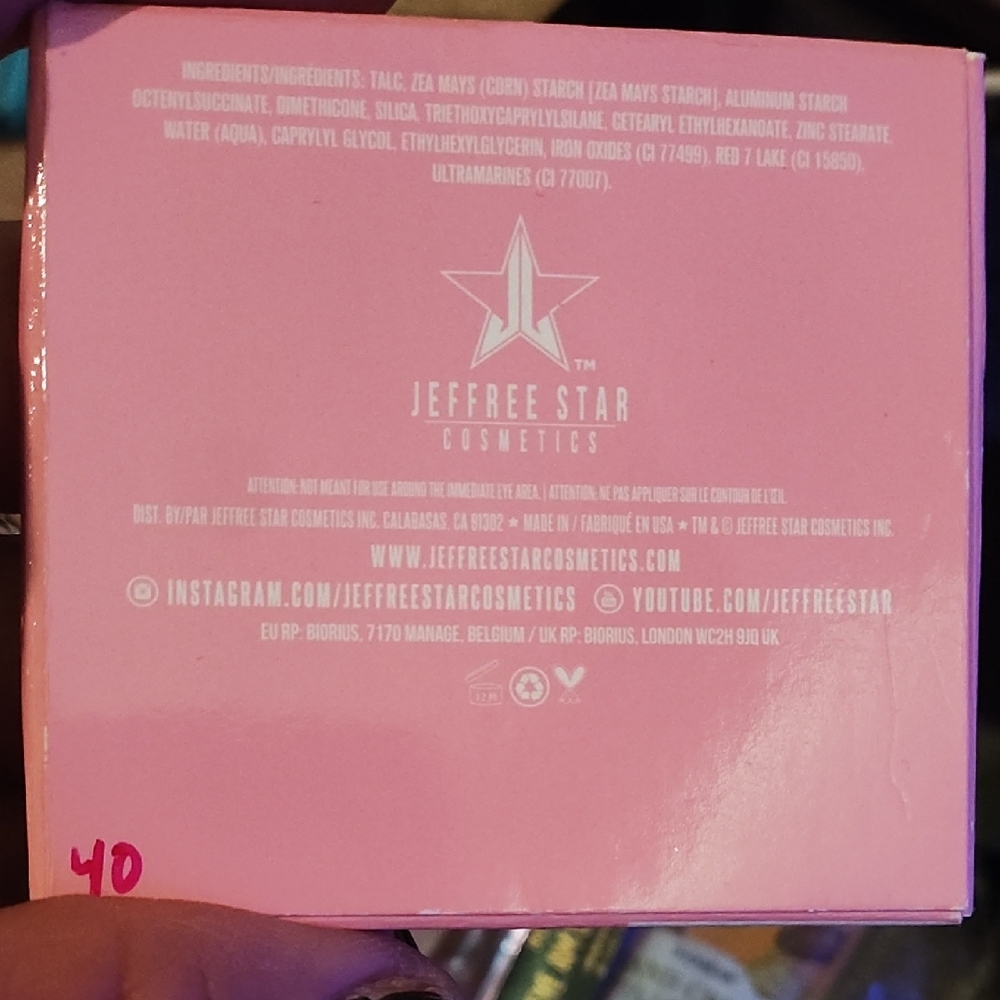 Jeffree Star Cosmetics Pink Packaging - Picture 2 of 2